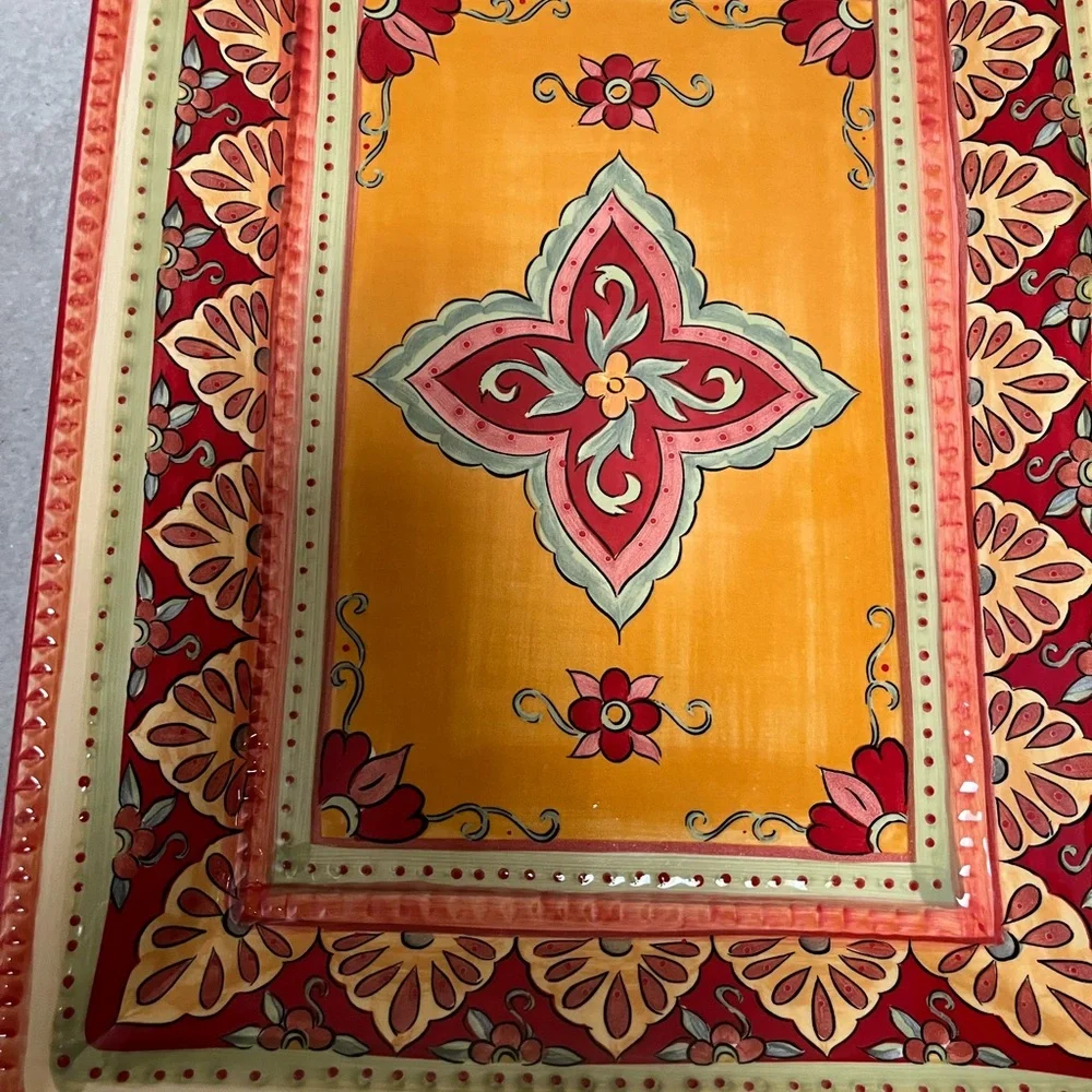 Table Tops Espana Tangier 16” Rectangular Serving Platter